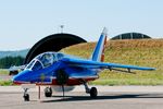 E152 @ LFSX - Dassault-Dornier Alpha Jet E (F-UHRT), Athos 09 of Patrouille de France 2015, Flight line, Luxeuil-St Sauveur Air Base 116 (LFSX) - by Yves-Q