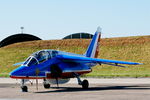 E85 @ LFSX - Dassault-Dornier Alpha Jet E (F-UGFF), Athos 08 of Patrouille de France 2015, Flight line, Luxeuil-St Sauveur Air Base 116 (LFSX) - by Yves-Q