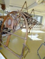 NONE - Karl Vollmoeller 1910 monoplane (fuselage/starboard wing skeleton only, minus tail/engine/wheels) at the Flugwerft Schleißheim of Deutsches Museum, Oberschleißheim - by Ingo Warnecke