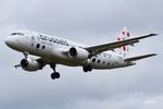 OO-SNF @ EBBR - OO-SNF in new livery approaching Brussels Airport. - by Jef Pets