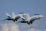169206 @ KOSH - Pair of EA-18G Growlers  from VAQ-129 Vikings - by Dariusz Jezewski www.FotoDj.com