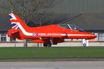 XX295 @ EGXW - Red Arrows at RAF Waddington - by Chris Hall