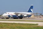 RA82080 @ LMML - RA82080 1999 Antonov An124-100 Polet Luqa Malta 10.11.07 - by PhilR