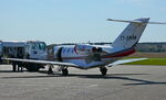 T7-5MM @ EGSU - Chartered Citation re-fuelling at Duxford Airfield (ex-G-CJAD) - by Chris Holtby