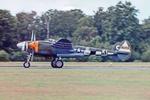 42-67543 @ EGLF - 42-67543 1942 (N3145X) Lockheed P-38J Lightning USAAF SBAC 09.94(1) - by PhilR