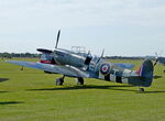 G-BJSG @ EGSU - On the flight line at BoB Airshow at Duxford 2025 - by Chris Holtby