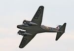 OO-ANS @ EGSU - Czech-based Avro Anson flying over Duxford during the BoB Airshow 2025 - by Chris Holtby