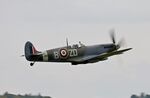 G-ASJV @ EGSU - Taking off from Duxford to join the 'Big Wing' for the Battle of Britain Airshow 2025 - by Chris Holtby