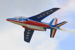 E139 @ LFSX - Dassault-Dornier Alpha Jet E (F-UGFC), Athos 07 of Patrouille de France 2015, Luxeuil-St Sauveur Air Base 116 (LFSX) - by Yankee Quebec