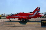 XX219 @ LFSX - Red Arrows Hawker Siddeley Hawk T.1A, Luxeuil-Saint Sauveur Air Base 116 (LFSX) - by Yankee Quebec