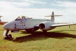 WH291 @ EGHL - WH291 1951 Gloster Meteor F8 RAF SWWAPS Lasham 09.94 - by PhilR