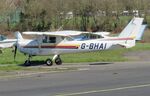 G-BHAI @ EGTR - Taxiing at Elstree - by Chris Holtby