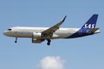 EI-SIS @ LMML - Airbus A320-251N reg EI-SIS of Scandinavian Airlines on final approach for RW31 Malta. - by raymond