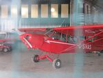 G-SVAS @ EGTH - In the maintenance hangar at Old Warden (EGTH) - by Chris Holtby