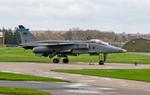 XX737 @ EGWC - XX737 1974 BAC Jaguar GR1A RAF Cosford Aerospace Museum 
 - by PhilR