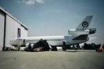 N220AU @ KOAK - Oakland airport 1990's - by Clayton Eddy
