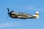 F-AZKU @ EGSU - 42-105915 (F-AZKU) 1942 Curtiss P-40N Kittyhawk USAAF Duxford  - by PhilR
