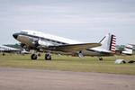 N341A @ EGSU - N341A (40-0070) 1939 Douglas DC-3A C-41A 'Hap Penstance' Duxford  - by PhilR