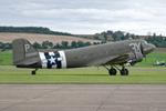 N151ZE @ EGSU - N473DC (42-100882, TS422) 1942 C-47A BoB Air Show Duxford  - by PhilR