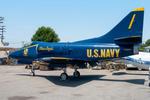142227 @ KHHR - 142227 Douglas A-4D Skyhawk USN Western Museum of Flight Hawthorne Ca  - by PhilR