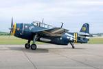 HB-RDG @ EGSU - 53319 (G-BTPD HB-RDG) 1945 Grumman TBM 3R Avenger USN & JV579 (G-RUMW) 1945 Grumman FM-2 Wildcat RN Flying Legends Duxford 09.07.16(1).JPG - by PhilR