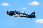 G-BUKY @ EGSU - 52-8543 (G-BUKY) 1953 CCF T6J Harvard 4 USN BoB 75th Anniversary Duxford  - by PhilR