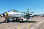 F-AYSB @ LFPM - '01675' (KE+104, N80FS, F-AYSB) 1958 Canadair CL-13B Sabre 6 Air Legend Melun-Villaroche - by PhilR