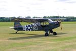 G-BKHG @ EGTH - '479766' (G-BKHG) 1944 Piper J3C-65 Cub (L-4H Grasshopper) Military Day Old Warden  - by PhilR