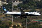 PR-AZC @ SDU - PR-AZC of Azul turning final for Santos Dumont Airport at Rio de Janeiro, Brazil - by Reinhard Jost