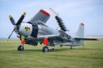 F-AZFN @ EGSU - F-AZFN (125716, 11 then 20-CQ then 20-CL LdeL) 1952 Douglas AD-4N Skyraider USN Duxford
 - by PhilR