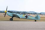 G-AWHM @ EGSU - 7 (G-AWHM) 1958 HA 1112 M1L Buchon Flying Legends Duxford 14.07.18 (1) - by PhilR
