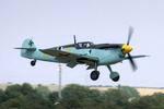 G-AWHM @ EGSU - 7 (G-AWHM) 1958 HA 1112 M1L Buchon Flying Legends Duxford  - by PhilR