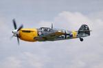 G-AWHH @ EGSU - 9 (G-AWHH) 1958 HA 1112 Buchon M1L Flying Legends Duxford 
 - by PhilR