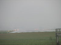  - The business end of rwy9 on an IFR day.  The kind of day that makes you wanna go flying. - by Sam Andrews