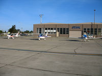  - The gathering place for new light sport birds - Light Sport Airplanes West ramp @ Salinas Municipal Airport, CA - by Steve Nation