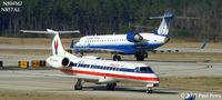  @ Raleigh-durham International Airport - Busy busy with so many airlines. - by Paul Perry