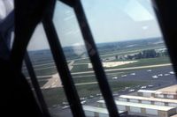  - Lining up on old runway 22, seen from the back seat of a T-6G - by Glenn E. Chatfield