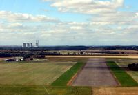  - Lining up for approach to Runway 27 at Sturgate - by Terry Fletcher