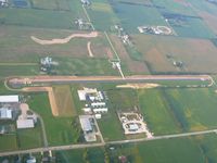  @ Nappanee Municipal Airport - Looking south from 3500' - by Bob Simmermon