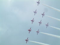  - Red Arrows at Royal International Air Tattoo 2004 - by Steve Staunton