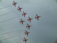  - Red Arrows at Royal International Air Tattoo 2004 - by Steve Staunton