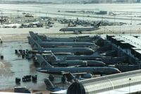  - American Airlines terminal viewed from the old control tower - by Glenn E. Chatfield