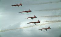  - Patrouille Suisse at Royal International Air Tattoo 2004 - by Steve Staunton