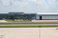  - hangar with Raymond James Stadium (Tampa Bay Bucs) - by Florida Metal