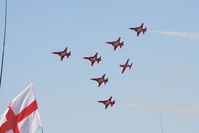  - Patrouille Suisse with HB-HZA at Royal International Air Tattoo 2006 - by Steve Staunton