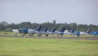  - Distant view of Oxford Air Training fleet - by Simon Palmer
