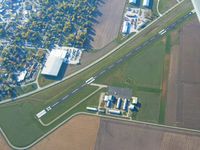 @ Casey Municipal Airport - From 4500' on a frosty fall morning - by Bob Simmermon