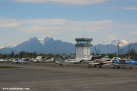  - The control tower with the beautiful BC mountains in the background - by Michel Teiten ( www.mablehome.com )