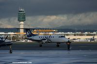  - Winter time : Beech 1900 from Pacific Coastal at the South Terminal - Control Tower in the background - by Michel Teiten ( www.mablehome.com )