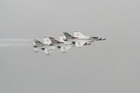  - Thunderbirds practice at Royal International Air Tattoo 2007 - by Steve Staunton